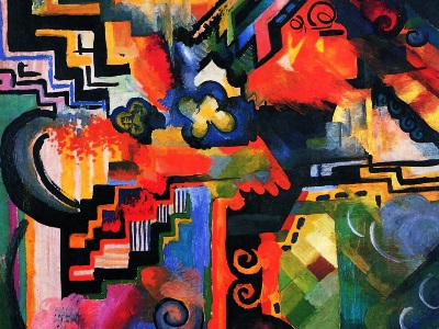 expressionist geometrical designs